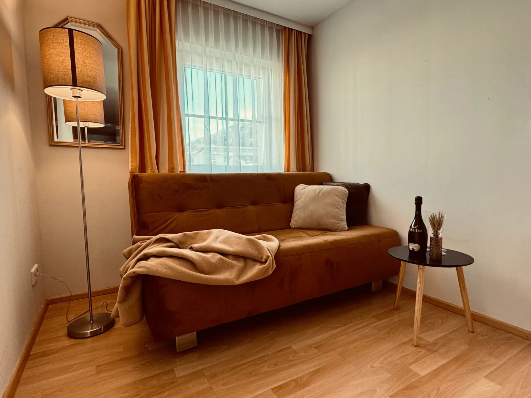 Seating corner by the window